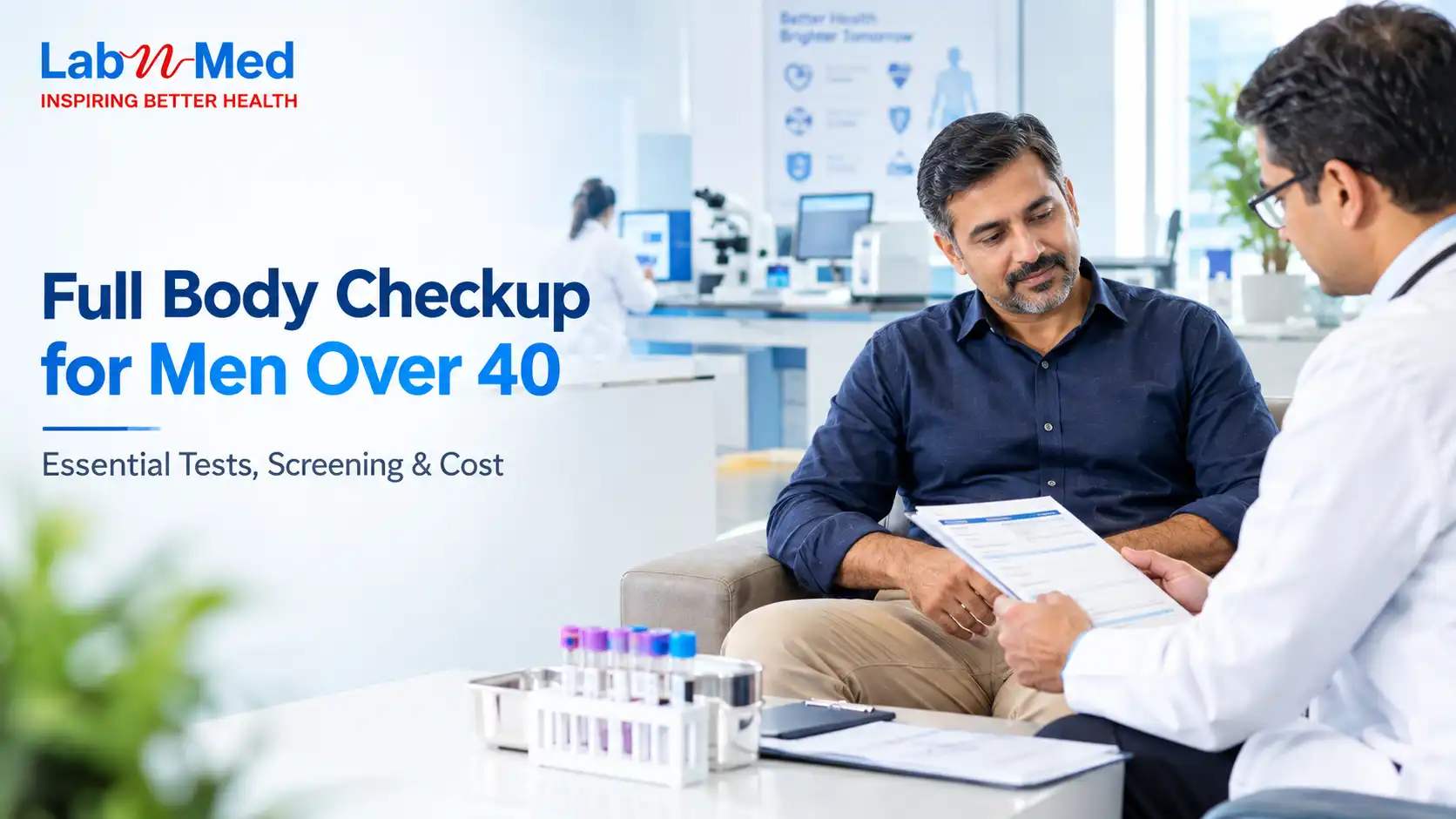 Full-Body Checkup for Men Over 40: Essential Tests, Screening & Cost